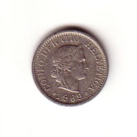 10 cents - Svizzera - anno 1969