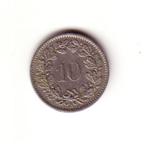 10 cents - Svizzera - anno 1969