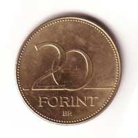 20 forint - Ungheria - anno 1995