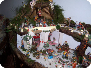 Christmas crib and Nativity scene pictures 2016.