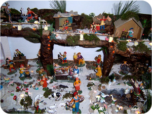 Christmas crib and Nativity scene pictures 2016.
