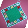 Cotton potholders for kitchen - Spring in the kitchen.